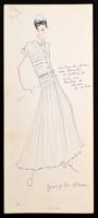Karl Lagerfeld Fashion Drawing - Sold for $1,430 on 04-18-2019 (Lot 53).jpg